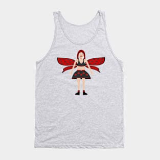 Gothic Fantasy art Cinnabar the Ragwort Fairy Tank Top